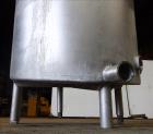 Used Tank, Approximately 140 Gallon, Stainless Steel, Vertical. 36