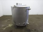 Used Tank, Approximately 140 Gallon, Stainless Steel, Vertical. 36