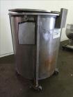 Used Tank, Approximately 200 Gallon, 304 Stainless Steel, Vertical. 37-1/2