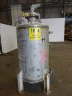 Used Tank, Approximately 230 Gallon, 304 Stainless Steel, Vertical.