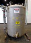 Used Tank, Approximately 400 Gallon, 304 Stainless Steel, Vertical.
