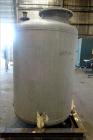 Used Tank, Approximately 400 Gallon, 304 Stainless Steel, Vertical.