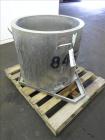 Used Tank, Approximate 60 Gallon, 304 Stainless Steel, Vertical.