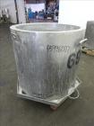 Used Tank, Approximate 60 Gallon, 304 Stainless Steel, Vertical.