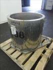 Used Tank, Approximate 60 Gallon, 304 Stainless Steel, Vertical.