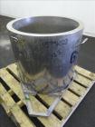 Used Tank, Approximate 60 Gallon, 304 Stainless Steel, Vertical.
