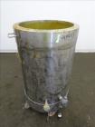 Used- Tank, Approximate 50 Gallon, 304 Stainless Steel, Jacketed, Vertical. 24