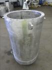 Used- Tank, Approximate 50 Gallon, 304 Stainless Steel, Jacketed, Vertical. 24