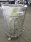 Used Tank, Approximate 50 Gallon, 304 Stainless Steel, Jacketed, Vertical. 24