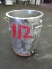 Used Tank, Approximate 30 Gallon, 304 Stainless Steel, Jacketed, Vertical. 20