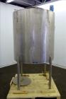 Used Tank, Approximate 330 Gallons, 304 Stainless Steel, Vertical. 45