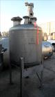 Used Tank, 225 Gallon, 304 Stainless Steel, Vertical. Approximate 42