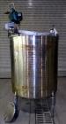 Used- Tank, Approximate 300 Gallon, 304 Stainless Steel, Vertical. Approximate 44