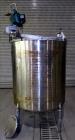 Used Tank, Approximate 300 Gallon, 304 Stainless Steel, Vertical. Approximate 44