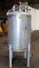 Used Tank, 200 Gallon, 316 Stainless Steel, Vertical. Approximate 36