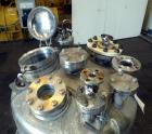Used Tank, 200 Gallon, 316 Stainless Steel, Vertical. Approximate 36