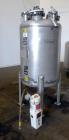 Used Tank, 200 Gallon, 316 Stainless Steel, Vertical. Approximate 36