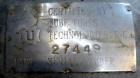 Used Tank, 200 Gallon, 316 Stainless Steel, Vertical. Approximate 36