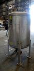 Used Tank, 200 Gallon, 316 Stainless Steel, Vertical. Approximate 36