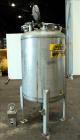 Used Tank, 200 Gallon, 316 Stainless Steel, Vertical. Approximate 36