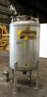 Used Tank, 200 Gallon, 316 Stainless Steel, Vertical. Approximate 36