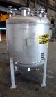 Used Tank, 325 Gallon, 316 Stainless Steel, Vertical. Approximate 48