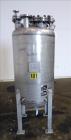 Used Tank, 100 Gallon, 316 Stainless Steel, Vertical. Approximate 26