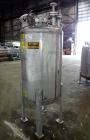 Used Tank, 100 Gallon, 316 Stainless Steel, Vertical. Approximate 26