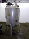 Used Tank, 275 Gallon, 316 Stainless Steel, Vertical. Approximate 42