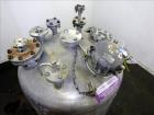 Used Tank, 275 Gallon, 316 Stainless Steel, Vertical. Approximate 42