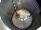 Used Tank, 275 Gallon, 316 Stainless Steel, Vertical. Approximate 42
