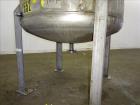 Used Tank, 275 Gallon, 316 Stainless Steel, Vertical. Approximate 42
