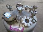 Used Tank, 275 Gallon, 316 Stainless Steel, Vertical. Approximate 42