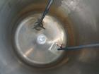 Used Tank, 275 Gallon, 316 Stainless Steel, Vertical. Approximate 42