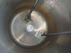 Used- Tank, 275 Gallon, 316 Stainless Steel, Vertical. Approximate 42