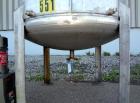 Used Tank, 275 Gallon, 316 Stainless Steel, Vertical. Approximate 42