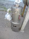 Used Tank, 275 Gallon, 316 Stainless Steel, Vertical. Approximate 42