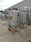Used Tank, 275 Gallon, 316 Stainless Steel, Vertical. Approximate 42