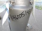 Used Tank, 275 Gallon, 316 Stainless Steel, Vertical. Approximate 42