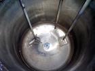 Used Tank, 275 Gallon, 304 Stainless Steel, Vertical. Approximate 42