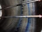 Used Tank, 275 Gallon, 304 Stainless Steel, Vertical. Approximate 42