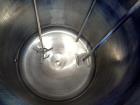Used Tank, 275 Gallon, 316 Stainless Steel, Vertical. Approximate 42