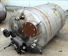 Used Tank, 500 Gallon, 304 Stainless Steel, Vertical. Approximate 48