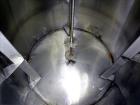 Used Tank, Approximately 320 Gallons, 304 Stainless Steel, Vertical. Approximately 45