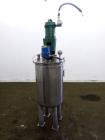 Used- Tank, Approximately 40 Gallons, 304 Stainless Steel, Vertical. 20