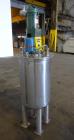 Used- Tank, Approximately 40 Gallons, 304 Stainless Steel, Vertical. 20