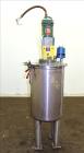 Used Tank, Approximately 40 Gallons, 304 Stainless Steel, Vertical. 20