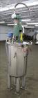 Used- Tank, Approximately 40 Gallons, 304 Stainless Steel, Vertical. 20