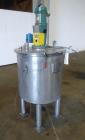 Used Tank, Approximately 80 Gallons, 304 Stainless Steel, Vertical. 30