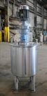 Used Tank, Approximately 80 Gallons, 304 Stainless Steel, Vertical. 30